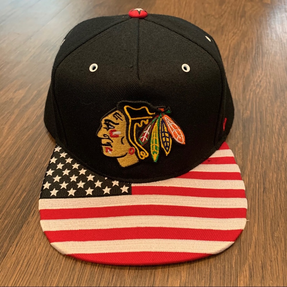 Chicago Blackhawks🇺🇸 USA Flag SnapBack - Unisex
